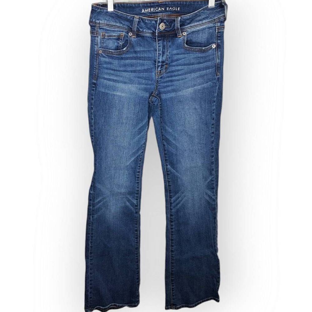 American Eagle Women's Kick Boot Jeans size 8 Long